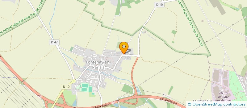 localisation de l'entreprise MONSIEUR SERGE BENHAMOU à FONTENAY-EN-PARISIS