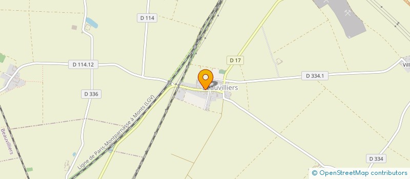 localisation de l'entreprise MONSIEUR SERGE BENIS à BEAUVILLIERS