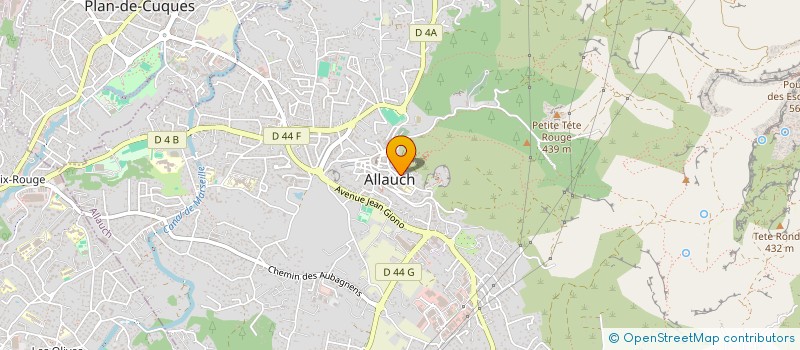 localisation de l'entreprise MONSIEUR SERGE BENNICA  ALLAUCH