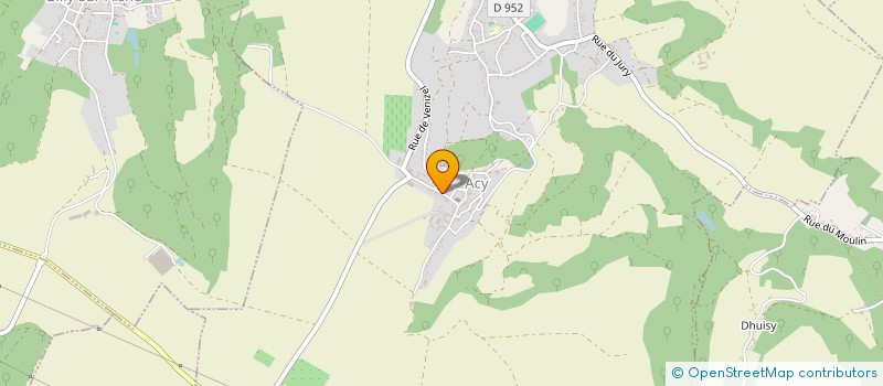 localisation de l'entreprise MONSIEUR SERGE BENOIT  MISSY-AUX-BOIS