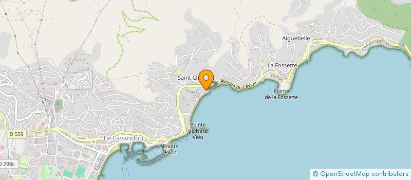 localisation de l'entreprise MONSIEUR SERGE BENTOUHAMI à LE LAVANDOU