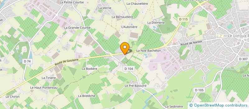 localisation de l'entreprise MONSIEUR SERGE BENUREAU à SAINT-JULIEN-DE-CONCELLES