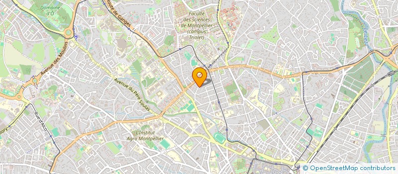 localisation de l'entreprise MONSIEUR SERGE BERNARD  MONTPELLIER