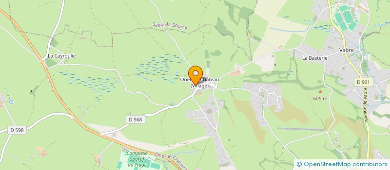 localisation de l'entreprise MONSIEUR SERGE BERNIE  ONET-LE-CHATEAU