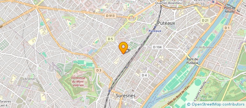 localisation de l'entreprise MONSIEUR SERGE BERTAUX à SURESNES