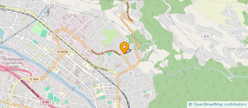 localisation de l'entreprise MONSIEUR SERGE BERTHET  THYEZ