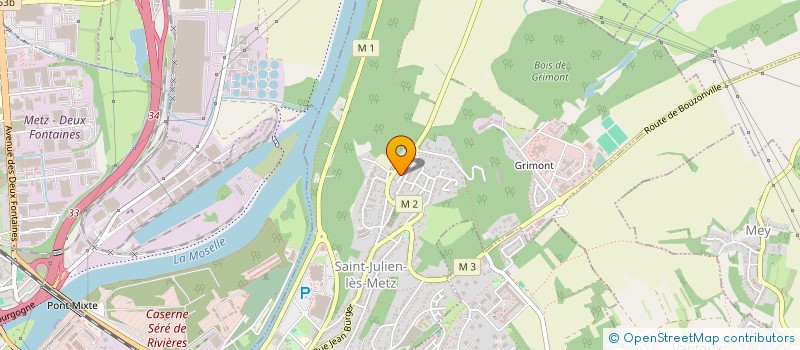 localisation de l'entreprise MONSIEUR SERGE BERVOESTS  SAINT-JULIEN-LES-METZ