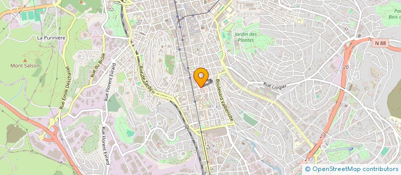 localisation de l'entreprise MONSIEUR SERGE BESSON  SAINT-ETIENNE