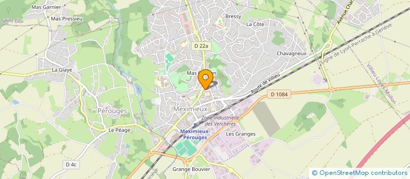 localisation de l'entreprise MONSIEUR SERGE BETTOUM à MEXIMIEUX