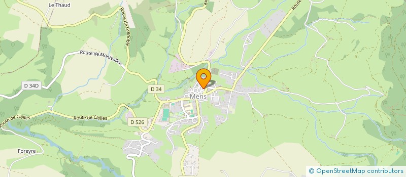 localisation de l'entreprise MONSIEUR SERGE BEZOMBES  CORNILLON-EN-TRIEVES