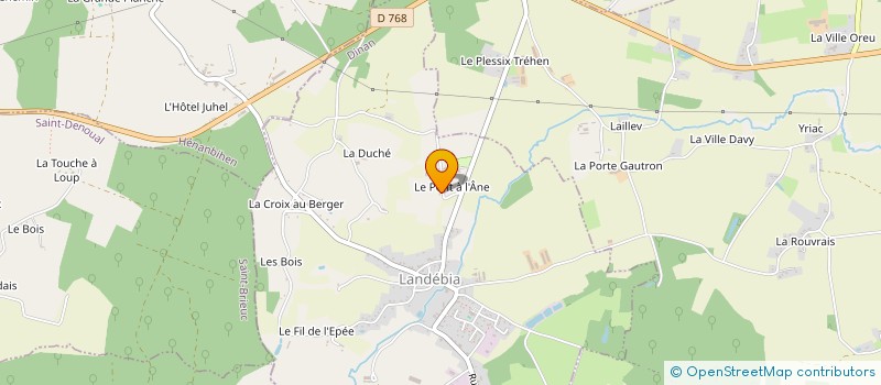 localisation de l'entreprise MONSIEUR SERGE BIARD  LANDEBIA