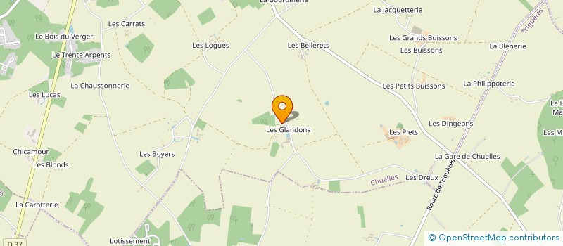 localisation de l'entreprise MONSIEUR SERGE BIARD à CHUELLES