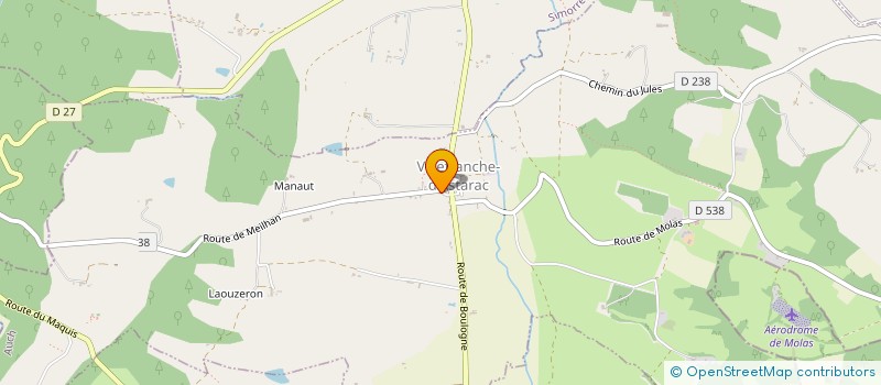 localisation de l'entreprise MONSIEUR SERGE BIGOTTO  VILLEFRANCHE-DASTARAC