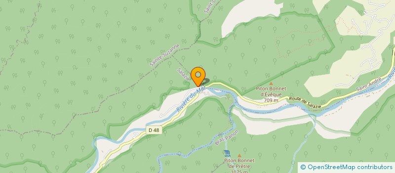 localisation de l'entreprise MONSIEUR SERGE BILLAUD  SALAZIE