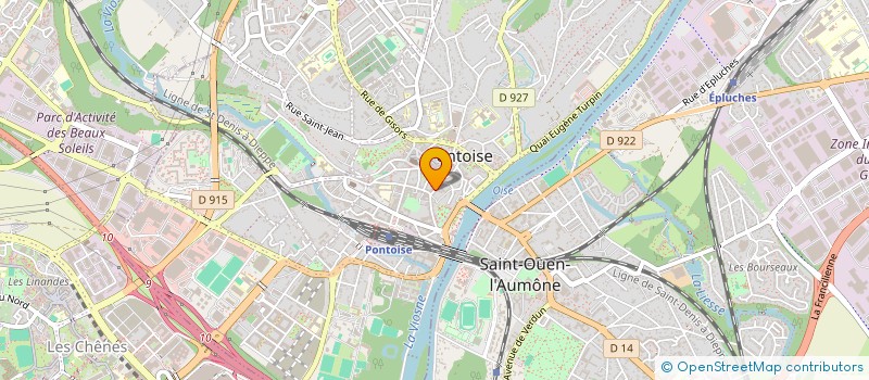 localisation de l'entreprise MONSIEUR SERGE BITTON à PONTOISE