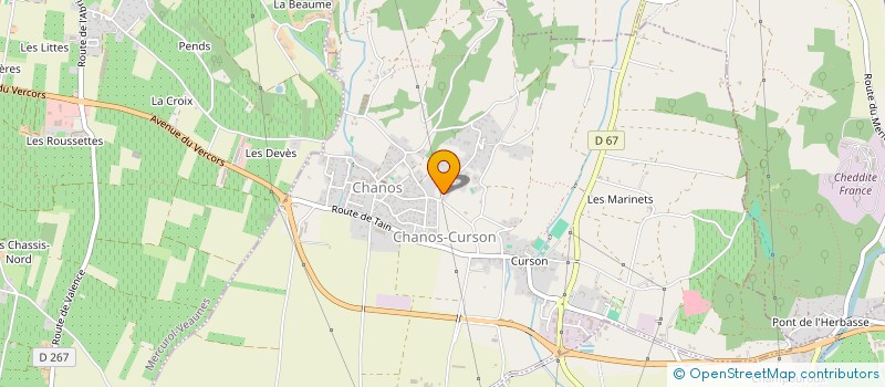 localisation de l'entreprise MONSIEUR SERGE BLACHE  CHANOS-CURSON