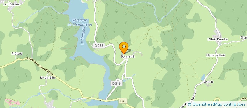 localisation de l'entreprise MONSIEUR SERGE BLANC  BRASSY