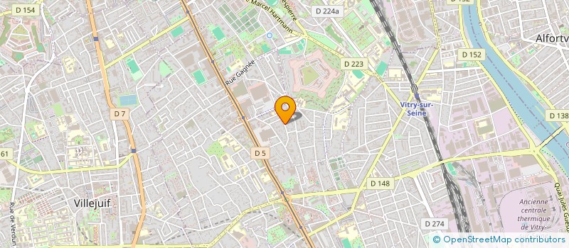 localisation de l'entreprise MONSIEUR SERGE BLERY  VITRY-SUR-SEINE