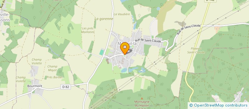 localisation de l'entreprise MONSIEUR SERGE BLOND  MAREUIL-LA-MOTTE