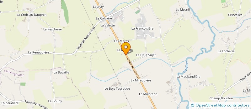 localisation de l'entreprise MONSIEUR SERGE BLOUIN  SOULEUVRE EN BOCAGE