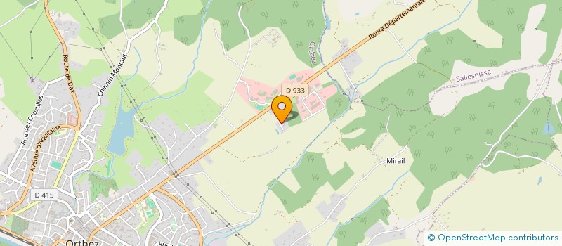 localisation de l'entreprise MONSIEUR SERGE BOCCALON  ORTHEZ