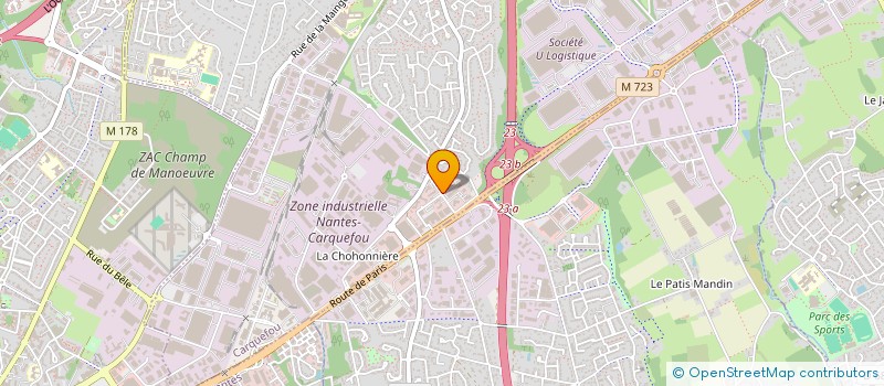 localisation de l'entreprise MONSIEUR SERGE BODIN  CARQUEFOU