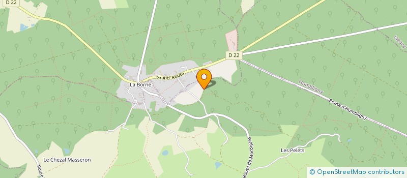 localisation de l'entreprise MONSIEUR SERGE BONAMI  NEUVY-SUR-BARANGEON