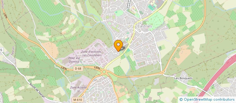 localisation de l'entreprise MONSIEUR SERGE BONNEFOUS  SAINT-BAUZILLE-DE-MONTMEL