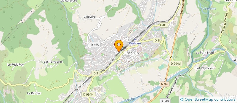 localisation de l'entreprise MONSIEUR SERGE BORRELLY à EMBRUN