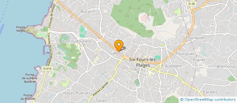 localisation de l'entreprise MONSIEUR SERGE BOUCHAT à SIX-FOURS-LES-PLAGES
