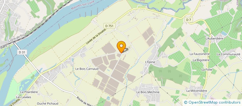 localisation de l'entreprise MONSIEUR SERGE BOUCHEREAU à DIVATTE-SUR-LOIRE