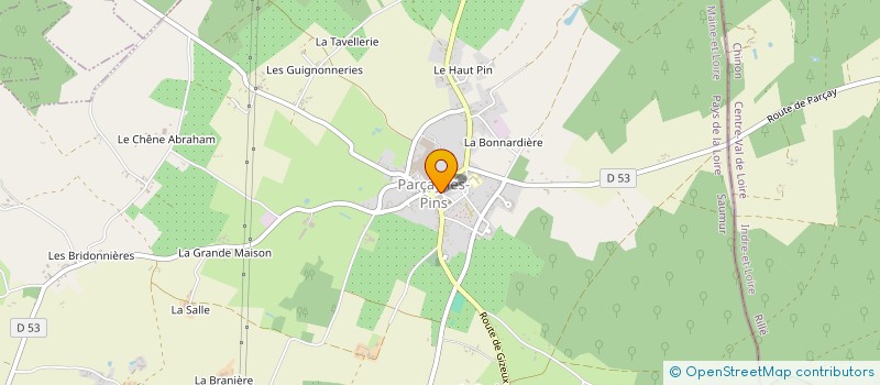 localisation de l'entreprise MONSIEUR SERGE BOUCHERON  NOYANT-VILLAGES