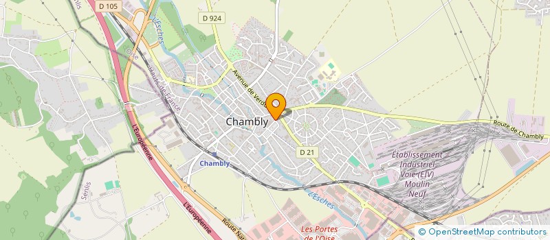 localisation de l'entreprise MONSIEUR SERGE BOUKOBZA  CHAMBLY