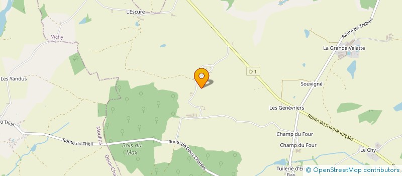 localisation de l'entreprise MONSIEUR SERGE BOULIGNAT à LE THEIL