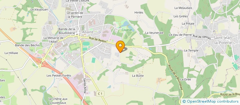 localisation de l'entreprise MONSIEUR SERGE BOULO à ALLAIRE