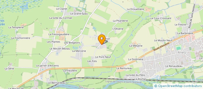 localisation de l'entreprise MONSIEUR SERGE BOURCIER  VAIR-SUR-LOIRE