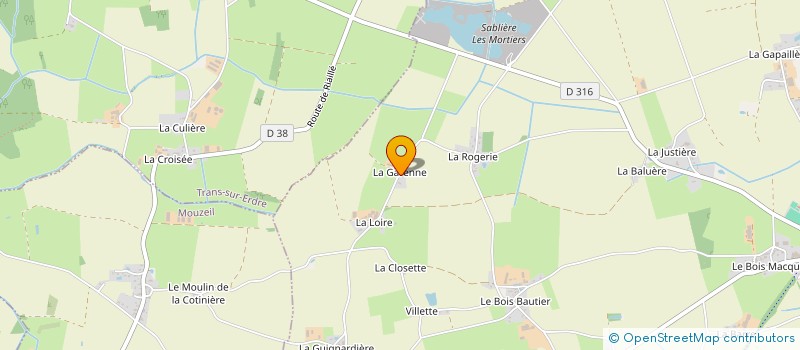 localisation de l'entreprise MONSIEUR SERGE BOURGEOIS  RIAILLE