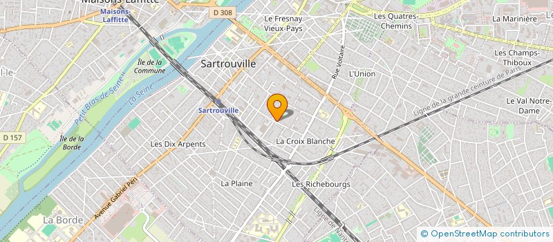 localisation de l'entreprise MONSIEUR SERGE BOUTBOUL  SARTROUVILLE