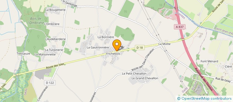 localisation de l'entreprise MONSIEUR SERGE BOUTIN à GEAY