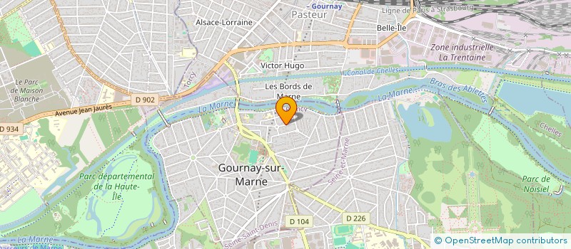 localisation de l'entreprise MONSIEUR SERGE BOUZNAH  GOURNAY-SUR-MARNE