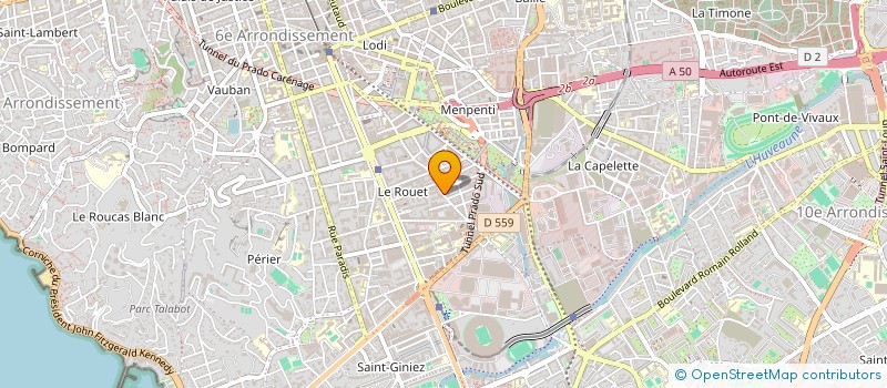 localisation de l'entreprise MONSIEUR SERGE BOYER  MARSEILLE