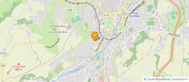 localisation de l'entreprise MONSIEUR SERGE BOYER à VALS-PRES-LE-PUY