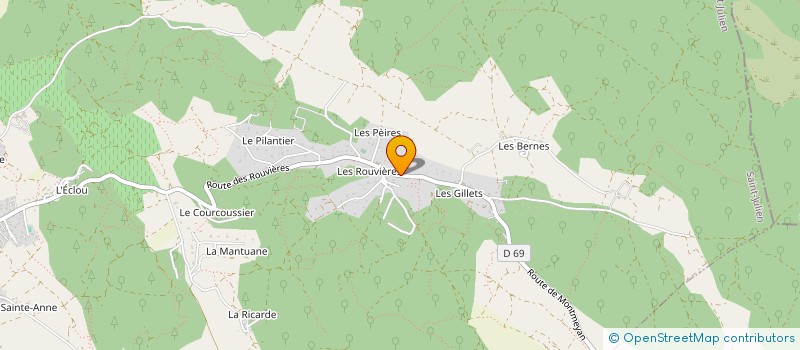 localisation de l'entreprise MONSIEUR SERGE BRACCO  SAINT-JULIEN