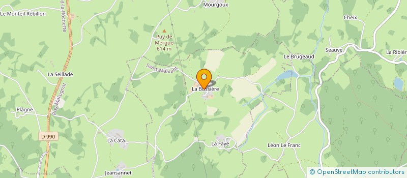 localisation de l'entreprise MONSIEUR SERGE BRANLE à SAINT-MAIXANT