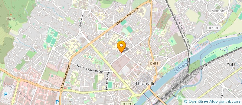 localisation de l'entreprise MONSIEUR SERGE BRAUN  THIONVILLE