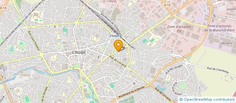 localisation de l'entreprise MONSIEUR SERGE BREMOND à CHOLET
