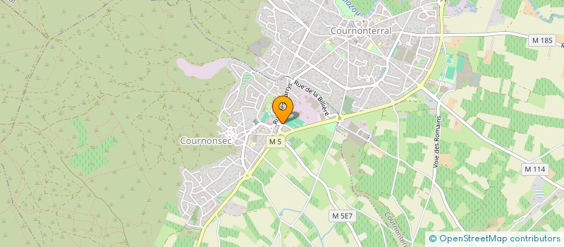 localisation de l'entreprise MONSIEUR SERGE BRES  COURNONSEC