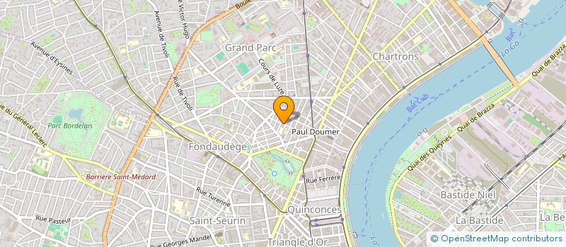 localisation de l'entreprise MONSIEUR SERGE BRETOU  BORDEAUX