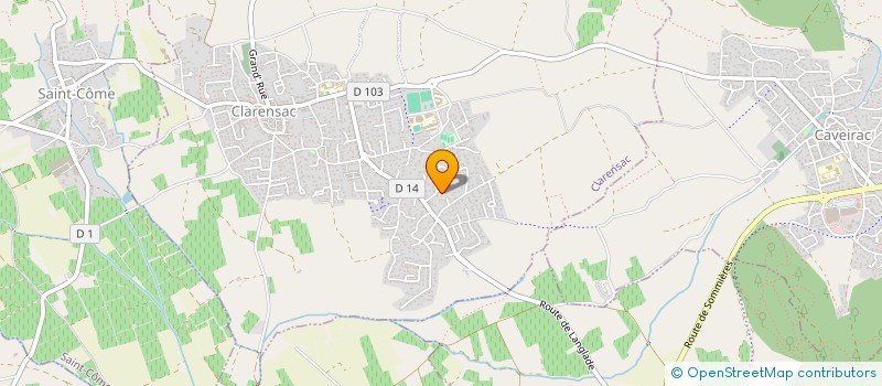 localisation de l'entreprise MONSIEUR SERGE BRIGNONE  CLARENSAC