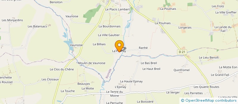 localisation de l'entreprise MONSIEUR SERGE BRIOT  ROMILLE